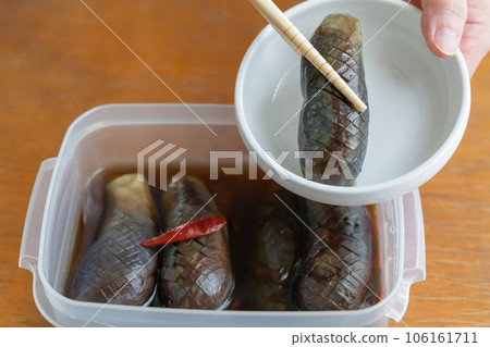 Premade stewed eggplant Premade stewed eggplant 106161711