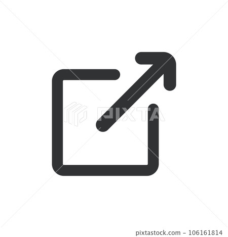 External link icon, open page icon 106161814