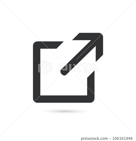 External link icon, open page icon 106161946