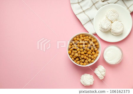 Aquafaba, concept of vegan food and cuisine 106162373