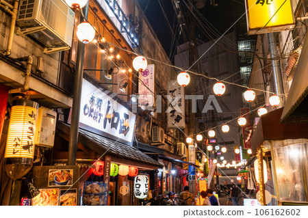 《Tokyo》A downtown area in front of Akabane Station, a nostalgic bar district 《Tokyo》A downtown area in front of Akabane Station, a nostalgic bar district 106162602