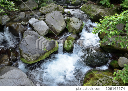 cool summer stream 106162674