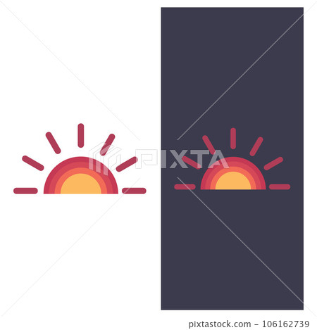 Sun Vector illustration Icon Sun Vector illustration Icon 106162739