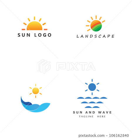 Sun Vector illustration Icon Sun Vector illustration Icon 106162840