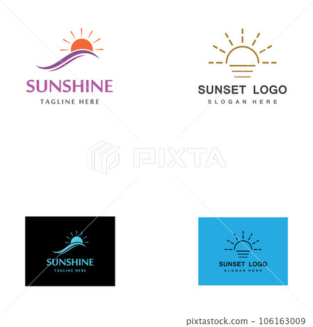 Sun Vector illustration Icon 106163009