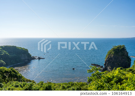 能登的岩石形狀奇特的旅遊勝地能登金剛(高之巢岩)形象 | 石川縣羽咋郡志賀町 能登的岩石形狀奇特的旅遊勝地能登金剛(高之巢岩)形象 | 石川縣羽咋郡志賀町 106164913