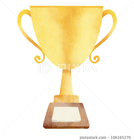 Watercolor trophy 106165270