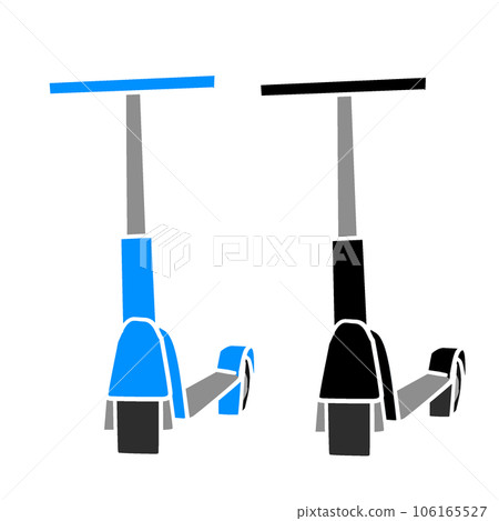 Illustration of an electric kickboard 106165527