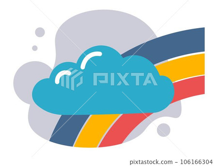 Weather conditions cloudscape and rainbow forecast Weather conditions cloudscape and rainbow forecast 106166304