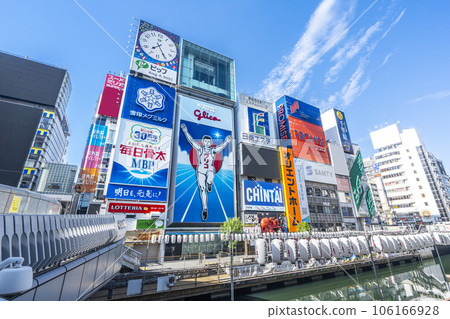 Osaka Minami Dotonbori in the early morning 106166928