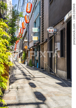 Osaka Minami early morning Hozenji Yokocho summer Osaka Minami early morning Hozenji Yokocho summer 106166948