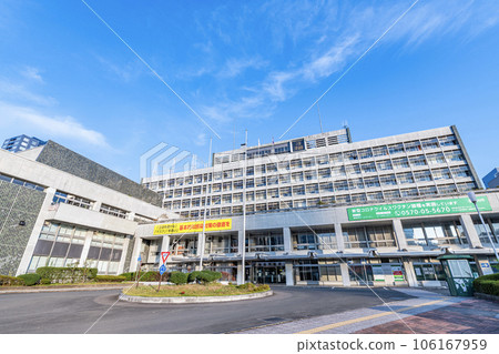 Sendai City Hall in sunny weather, Sendai City, Miyagi Prefecture Sendai City Hall in sunny weather, Sendai City, Miyagi Prefecture 106167959