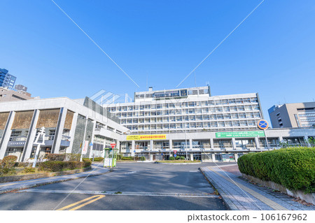 Sendai City Hall in sunny weather, Sendai City, Miyagi Prefecture Sendai City Hall in sunny weather, Sendai City, Miyagi Prefecture 106167962
