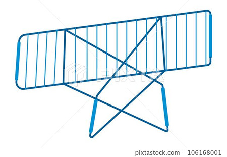 Rack for clothes drying metal construction laundry Rack for clothes drying metal construction laundry 106168001