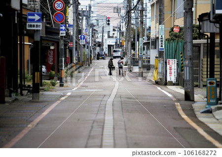 Joetsu Takada in autumn Townscape with Gangi Joetsu Takada in autumn Townscape with Gangi 106168272
