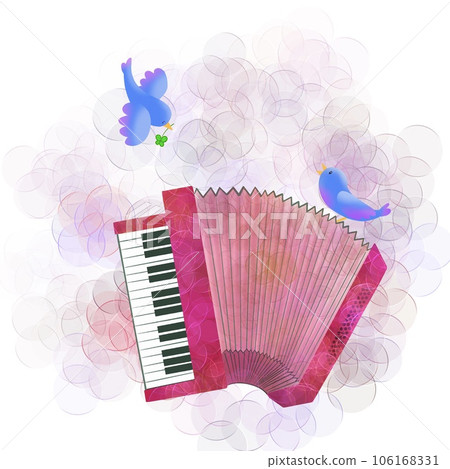 A simple illustration of an accordion A simple illustration of an accordion 106168331