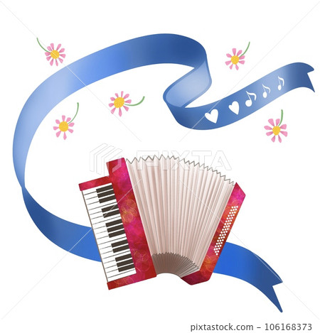 手風琴的簡單插圖 106168373