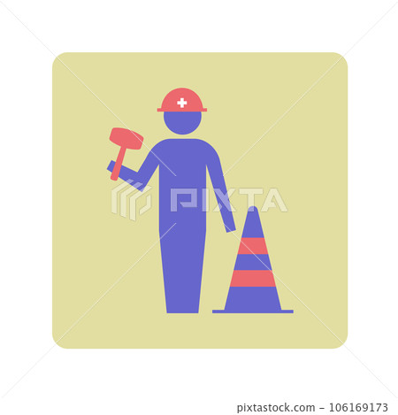 construction site icon construction site icon 106169173
