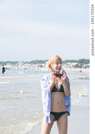 A swimsuit lady A swimsuit lady 106170504