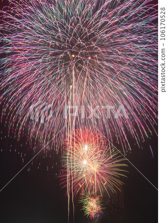 Celebration, Resurrection, Kisarazu Fireworks Festival is very attractive and beautiful in color 106170528