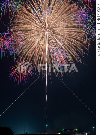 Celebration, Resurrection, Kisarazu Fireworks Festival is very attractive and beautiful in color 106170529