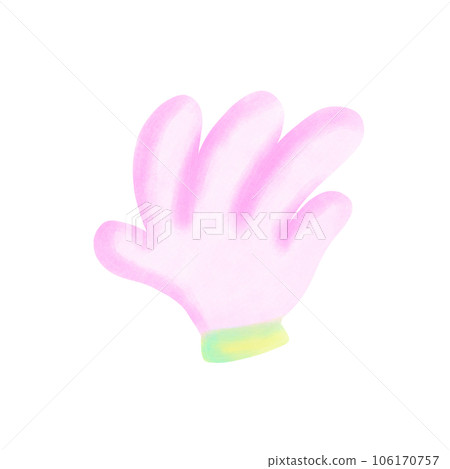 pink color hand painted watercolor on white background 106170757