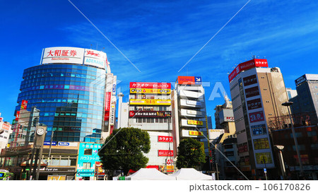 Scenery in front of the east exit of Akabane Station in Kita Ward, Tokyo 106170826