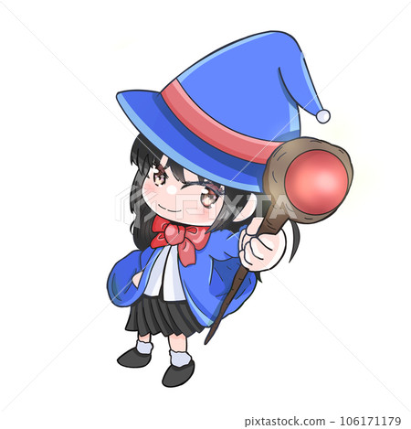 Wizard girl illustration, water wizard Wizard girl illustration, water wizard 106171179