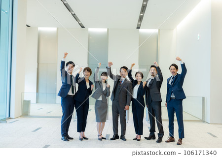 Suit businessman large number 106171340