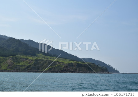 從宮城海上看到的金華山 從宮城海上看到的金華山 106171735