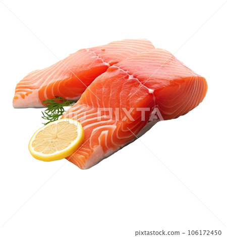 Cut-Off Fresh Salmon Fillet 106172450