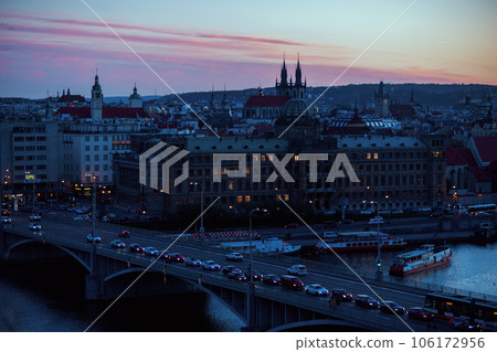 landscape in autumn in Prague, Czech Republic landscape in autumn in Prague, Czech Republic 106172956