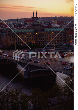 landscape in autumn in Prague, Czech Republic 106172957