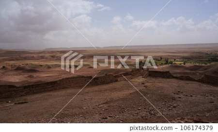 Ait Benhaddou, view from the top [Morocco] 106174379