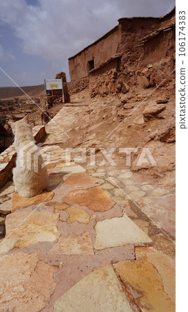 Ait Benhaddou 的風景和貓 [摩洛哥] 106174383