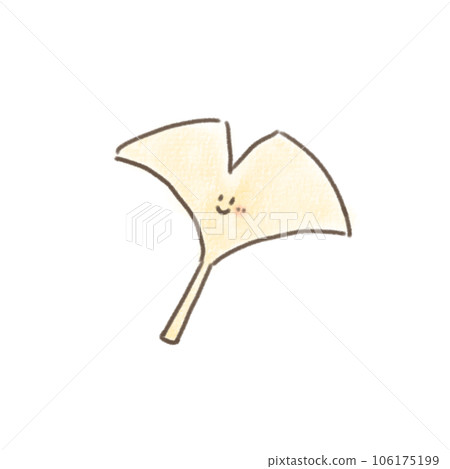 手繪插畫銀杏 106175199