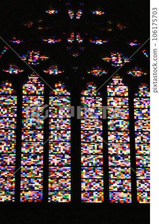 Cologne Cathedral stained glass / Cologne, Germany 106175703