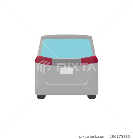 汽車插畫素材變形小型貨車白色(1_7) 汽車插畫素材變形小型貨車白色(1_7) 106175810