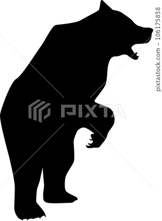 bear silhouette bear silhouette 106175858