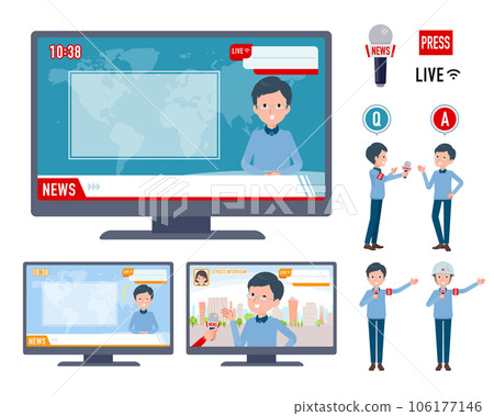 一群爸爸出現在新聞節目中 106177146