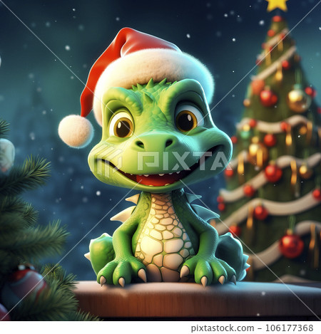 Cute green dragon symbol of the year 2024 according to the Chinese calendar Cute green dragon symbol of the year 2024 according to the Chinese calendar 106177368