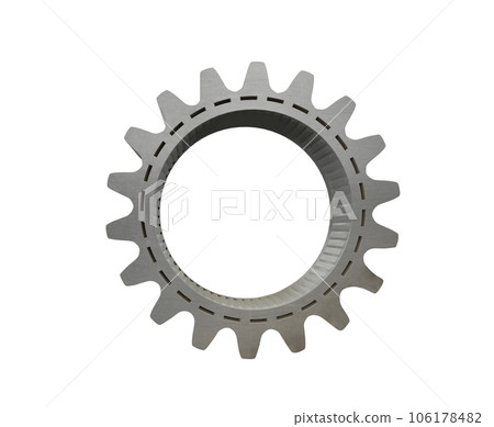 Isolated mechanical gear part of a mechanism Isolated mechanical gear part of a mechanism 106178482