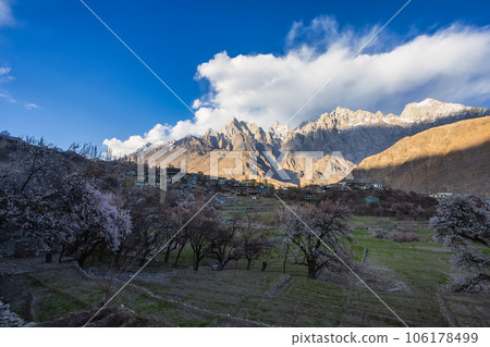 Tupopdan peaks, near Passu village, upper Hunza, Northern Areas of Pakistan 106178499