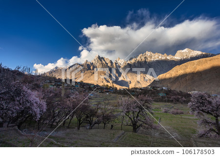 Tupopdan peaks, near Passu village, upper Hunza, Northern Areas of Pakistan 106178503