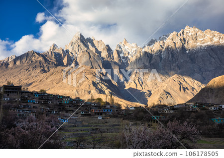 Tupopdan peaks, near Passu village, upper Hunza, Northern Areas of Pakistan 106178505
