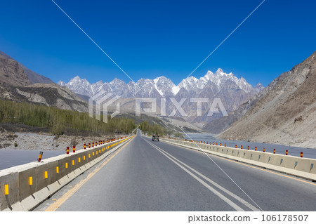 Tupopdan peaks, near Passu village, upper Hunza, Northern Areas of Pakistan 106178507
