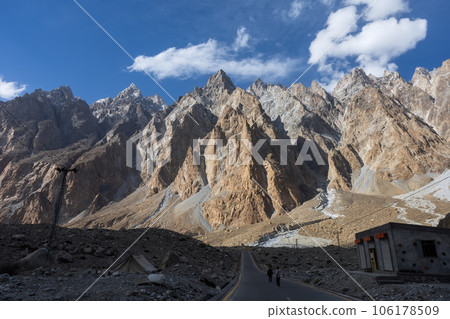 Tupopdan peaks, near Passu village, upper Hunza, Northern Areas of Pakistan Tupopdan peaks, near Passu village, upper Hunza, Northern Areas of Pakistan 106178509