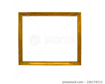 Decorative gold vintage frame for photo and painting 106178513