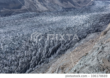 Passu Glacier is situated in the south side of Passu village, Located in the Hunza upper Gojal Valley of Gilgit Baltistan in northern Pakistan. 106178689