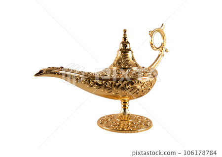 Magic genie lamp from the tale of aladdin 106178784